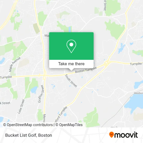 Bucket List Golf map