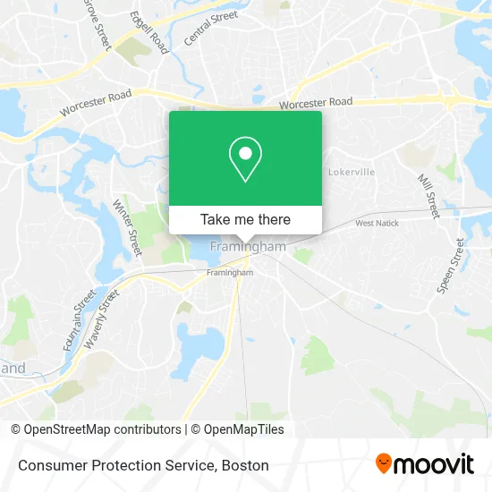 Consumer Protection Service map