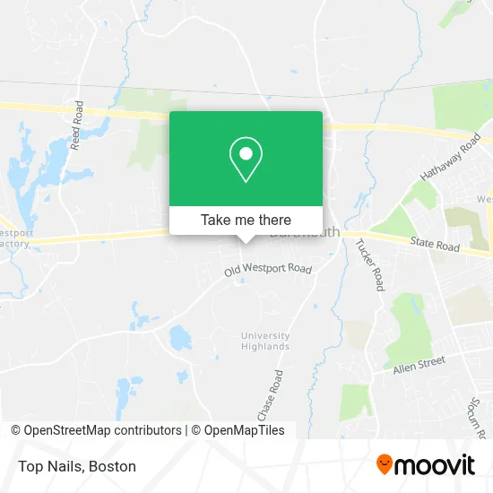 Top Nails map