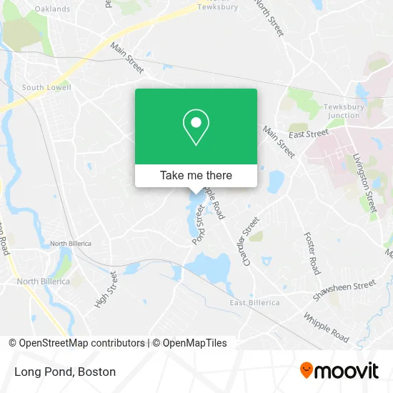 Long Pond map