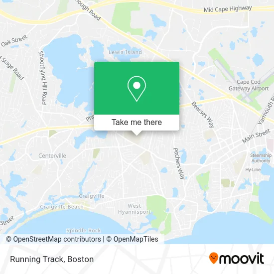 Running Track map