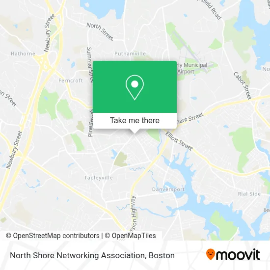 North Shore Networking Association map