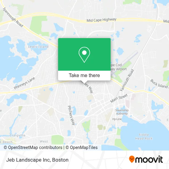 Jeb Landscape Inc map