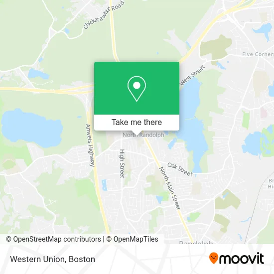 Western Union map
