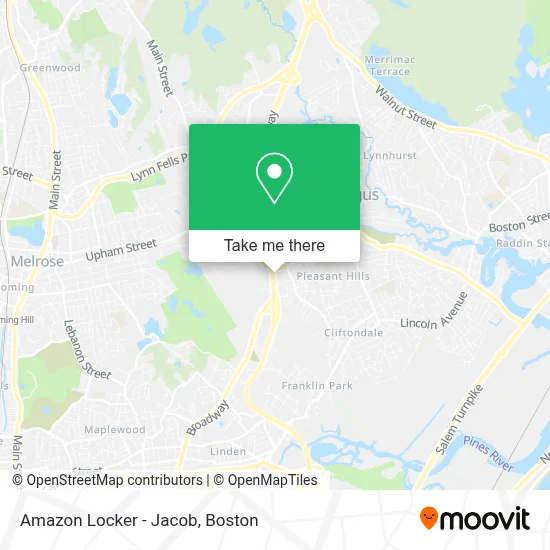 Amazon Locker - Jacob map