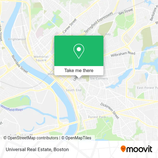 Universal Real Estate map