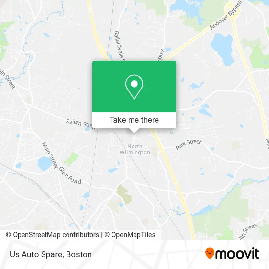 Us Auto Spare map