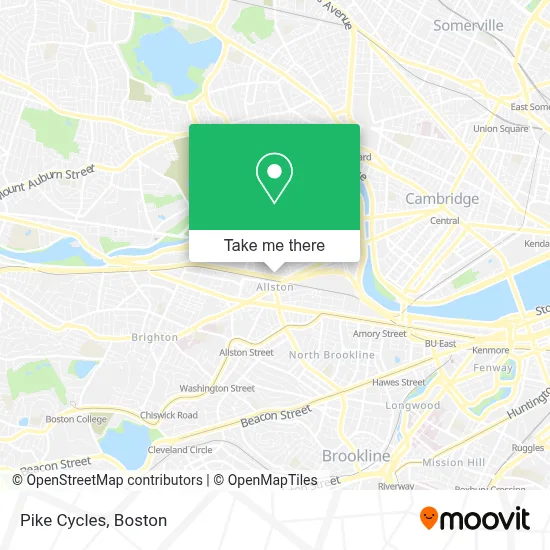 Pike Cycles map