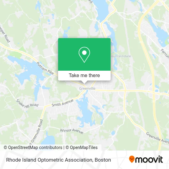 Rhode Island Optometric Association map