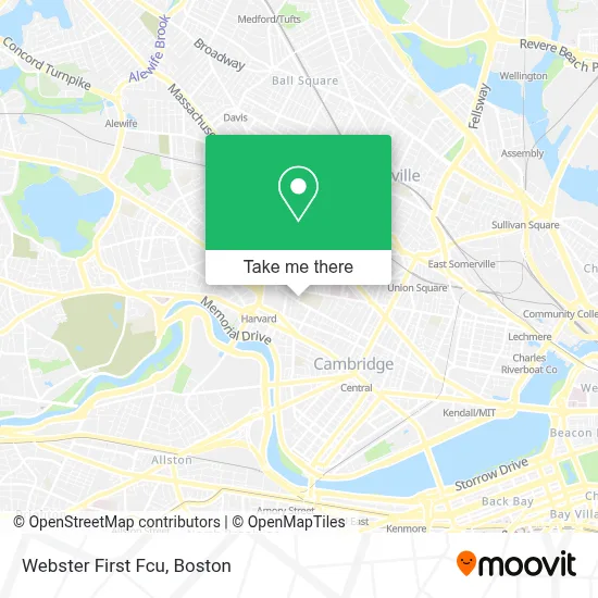 Webster First Fcu map