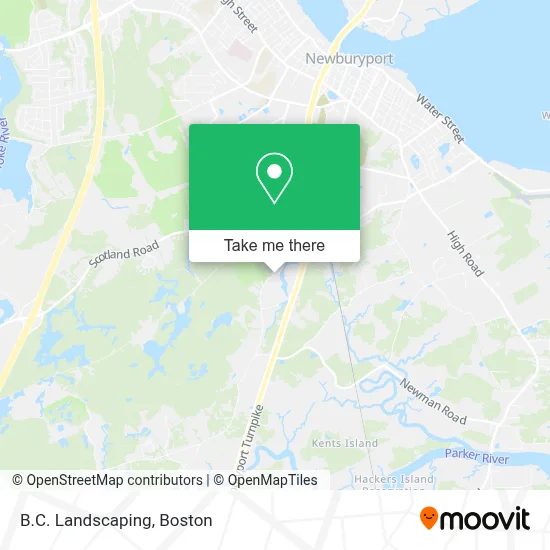 B.C. Landscaping map
