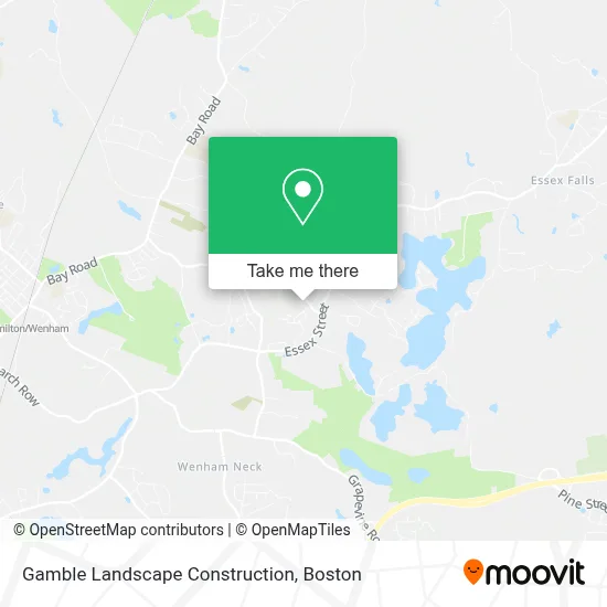 Gamble Landscape Construction map