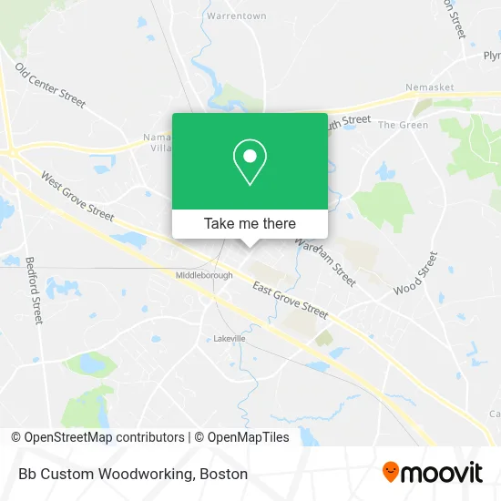 Bb Custom Woodworking map