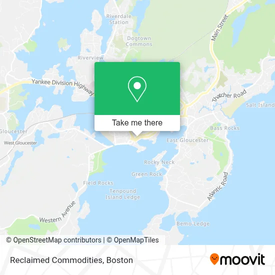 Reclaimed Commodities map