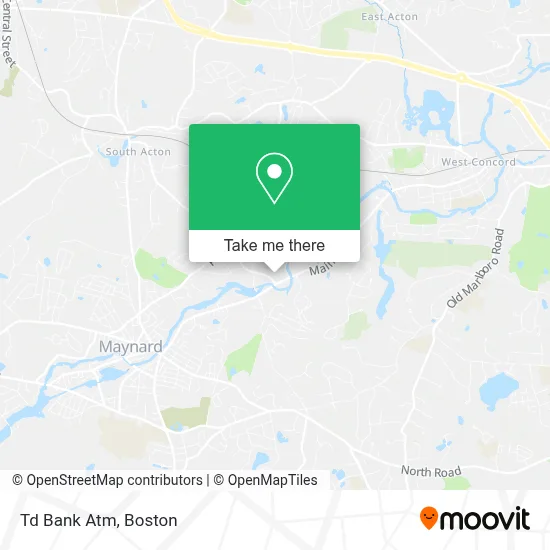 Td Bank Atm map
