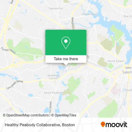 Healthy Peabody Collaborative map