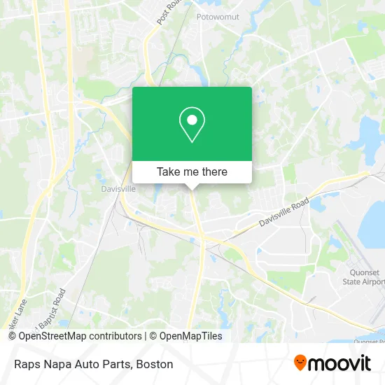 Raps Napa Auto Parts map
