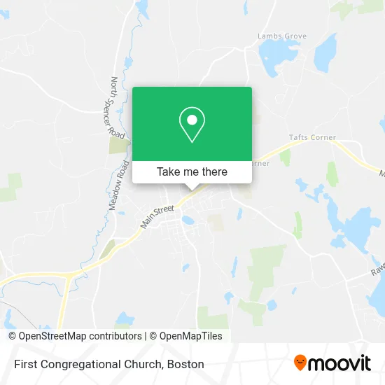 First Congregational Church map