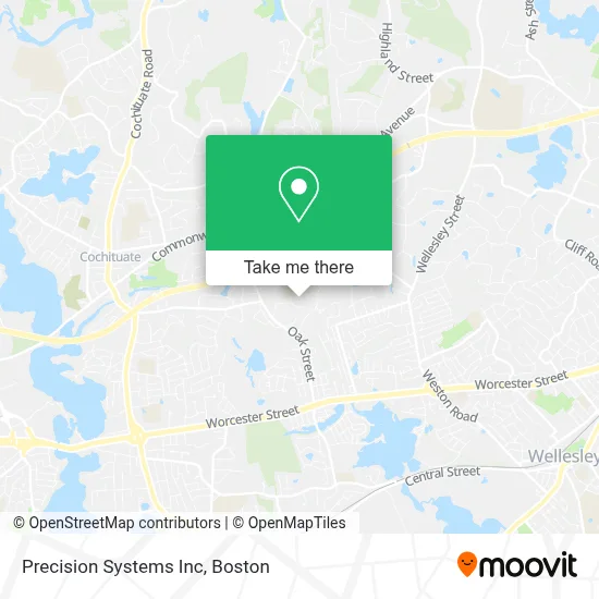 Precision Systems Inc map