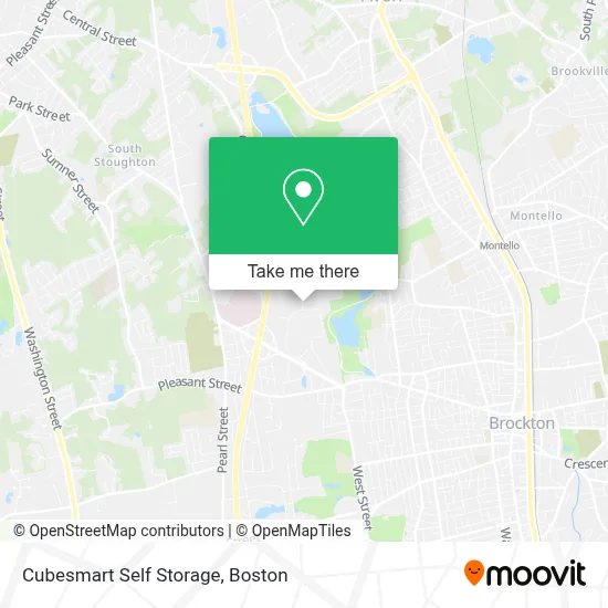 Cubesmart Self Storage map