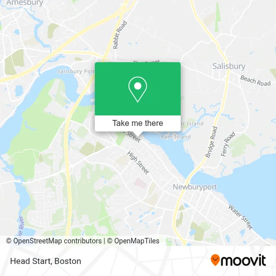 Head Start map