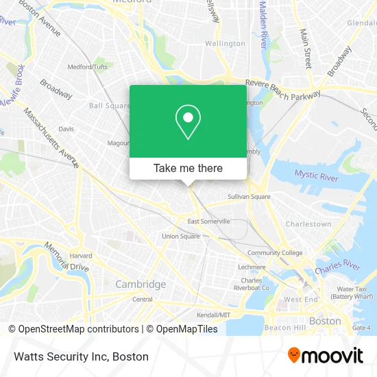 Watts Security Inc map