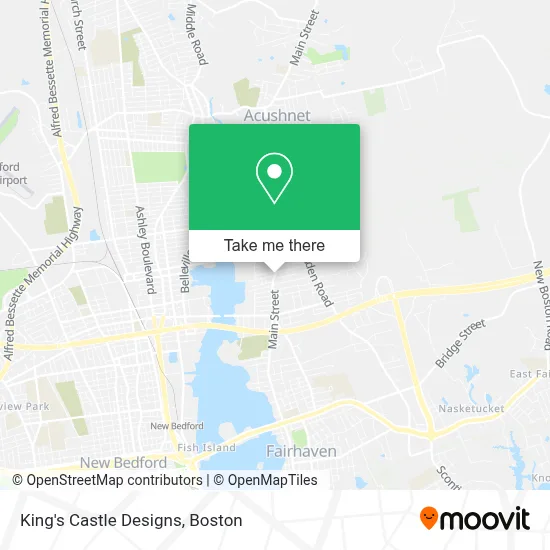 King's Castle Designs map