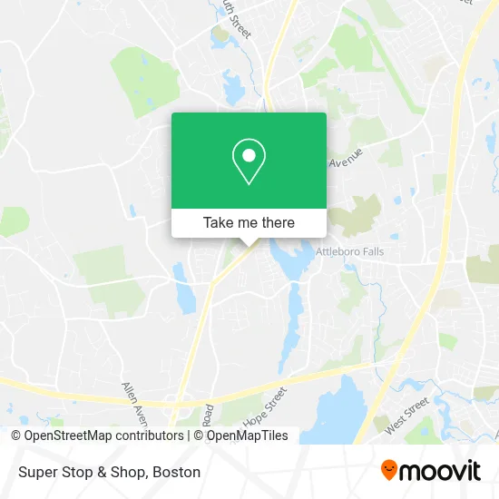 Super Stop & Shop map