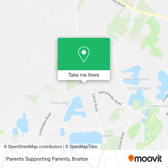 Parents Supporting Parents map