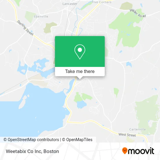Weetabix Co Inc map