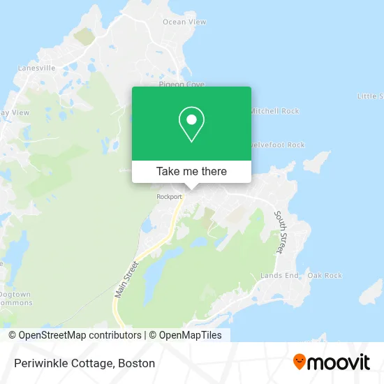 Periwinkle Cottage map