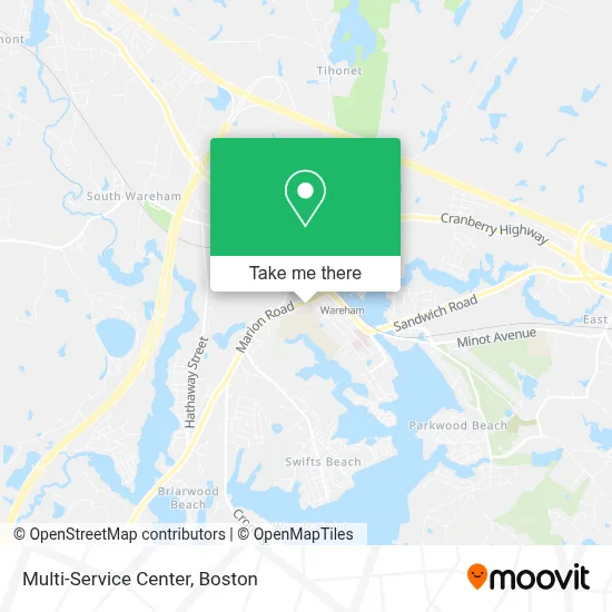 Multi-Service Center map
