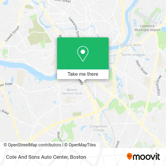 Cote And Sons Auto Center map