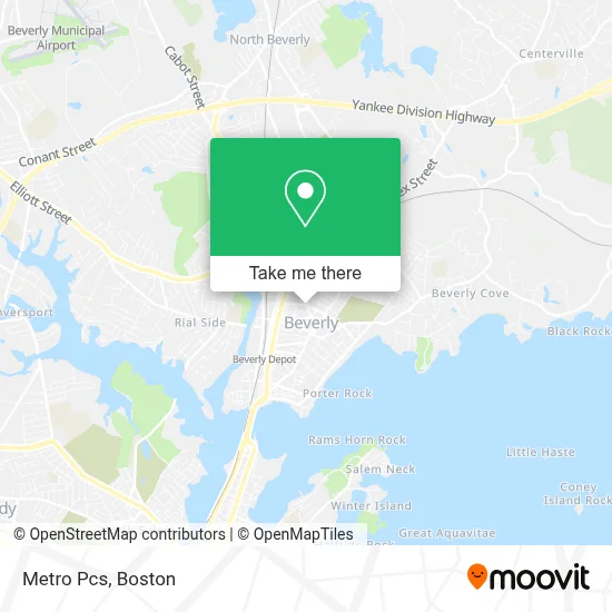Metro Pcs map