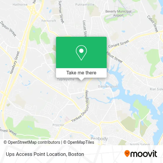 Ups Access Point Location map