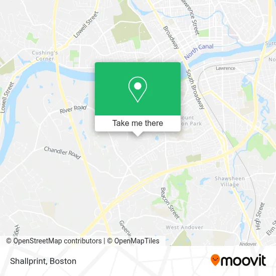 Shallprint map