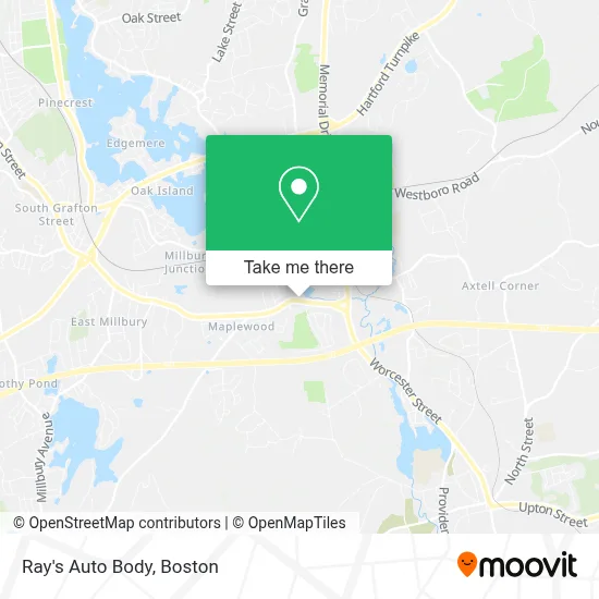 Ray's Auto Body map