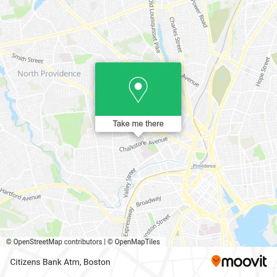 Citizens Bank Atm map