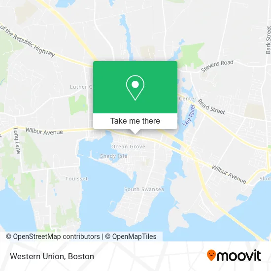 Western Union map