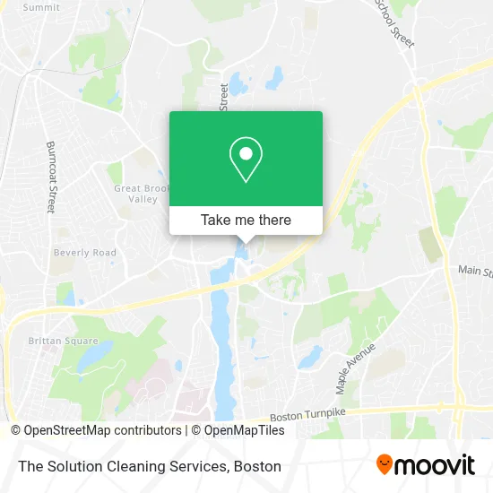 The Solution Cleaning Services map