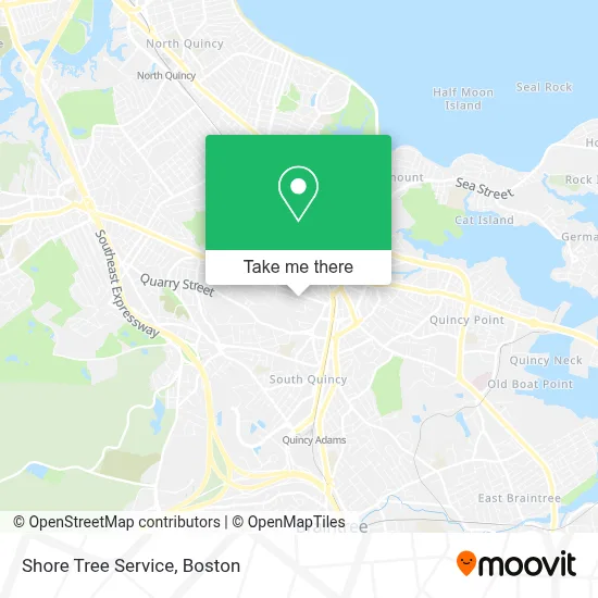 Shore Tree Service map