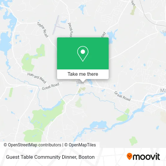 Guest Table Community Dinner map