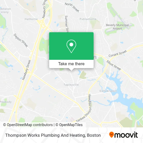Thompson Works Plumbing And Heating map