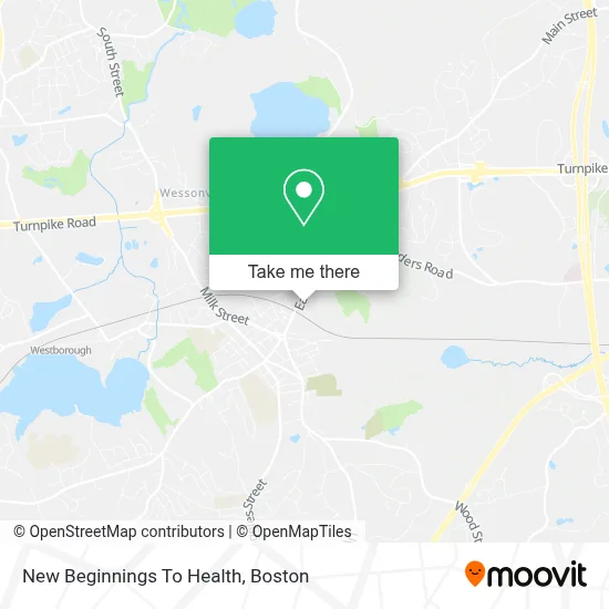 New Beginnings To Health map