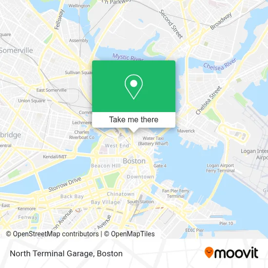 North Terminal Garage map