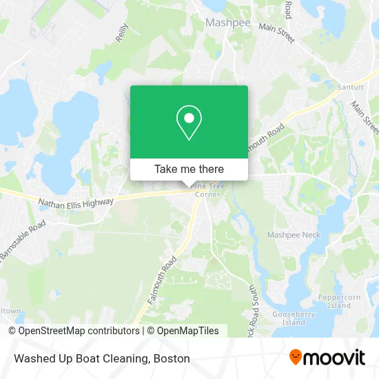 Washed Up Boat Cleaning map