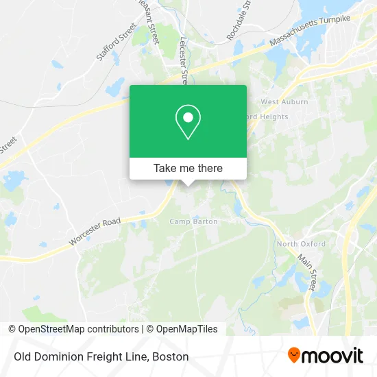 Old Dominion Freight Line map