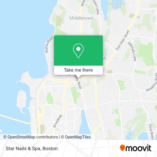Star Nails & Spa map