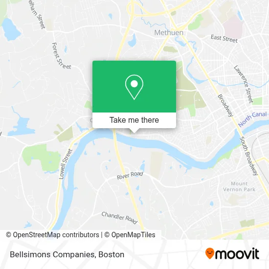 Bellsimons Companies map