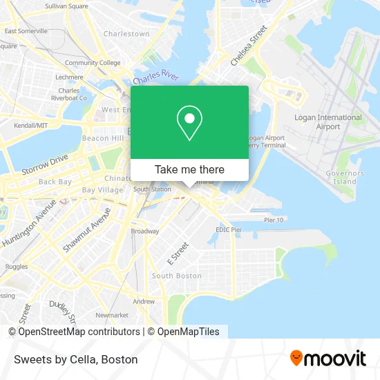 Sweets by Cella map